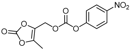 (5-Methyl-2-oxo-1,3-dioxol-4-yl)methyl 4-nitrophenylcarbonate chemical structure