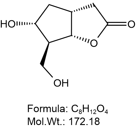 (-)-Corey lactone diol chemical structure