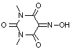 5-hydroxyimino-1,3-dimethyl-1,3- diazinane-2,4,6-trione chemical structure