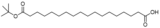 18-tert-butoxy-18-oxooctadecanoic acid chemical structure