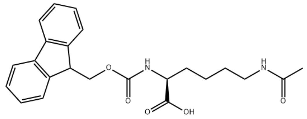 Fmoc-N' -Acetyl-L-lysine chemical structure