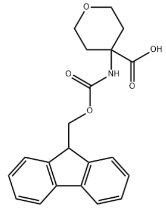 4-(Fmoc-Amino)-Tetrahydropyran-4-Carboxylic Acid chemical structure
