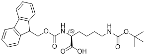 Fmoc-Lys(Boc)-OH chemical structure