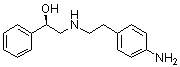(R)-2-((4-Aminophenethyl)amino)-1-phenylethanolhydrochloride chemical structure